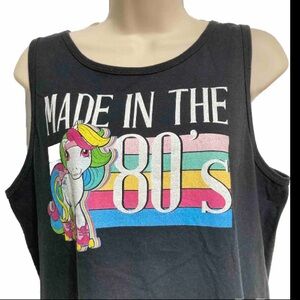 MY LITTLE PONY Moonstone Made in the 80s Rainbow Retro Tank Top Unisex Medium
